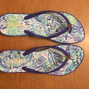 Lilly Pulitzer Flip Flops